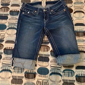 True Religion jean shorts
